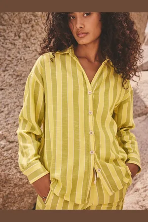 Next Long Sleeve Striped Shirt with TENCEL