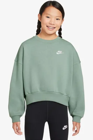 Nike Club Fleece Boxy Sweatshirt med rund hals146152cm