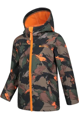 Mountain Warehouse Exodus II Kids Printed Water Resistant Softshell Jacket5 - 6 år (110 - 116cm)