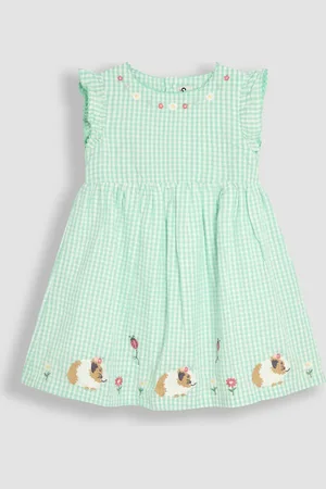 JoJo Maman Bébé Appliqué Ternet Summer Kjole116122cm