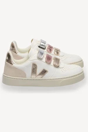 Veja Small V-10 White Trainers7.5