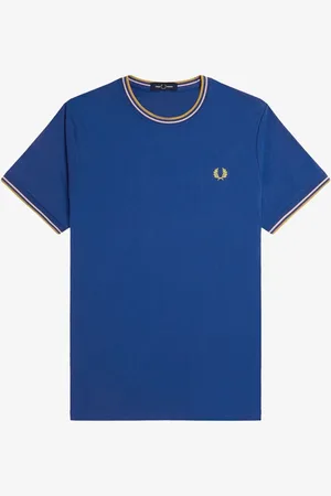 Fred Perry T-shirt med Twin Tipped LogoStor