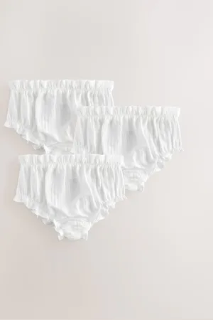 Next Baby 100% Cotton Knickers 3 Pack (0mths-2yrs)8086cm