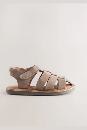 Next Fisker-sandaler i læder