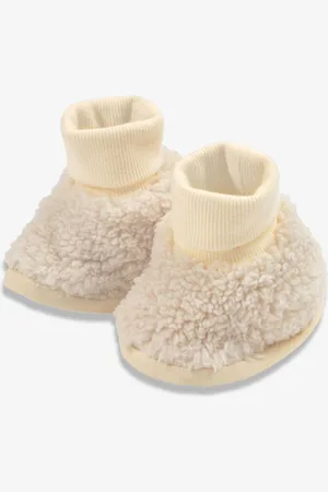 The Little Tailor Plysforet Sherpa Fleece Teddystof Baby støvletter0-6 mdr