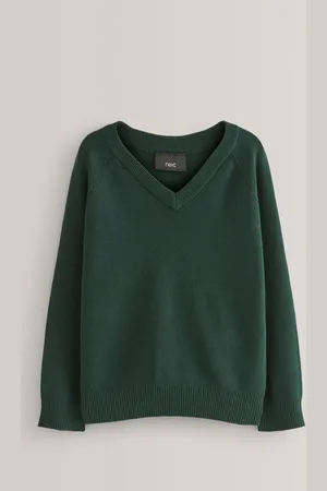 Next Knitted V-Neck School Jumper (3-16yrs)9 år (134cm)