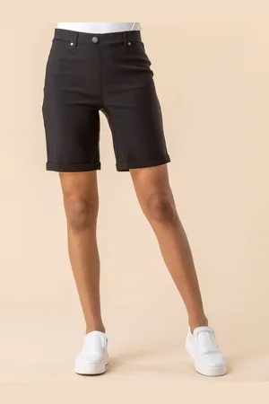 Roman Turned Hem Stretch Shorts40