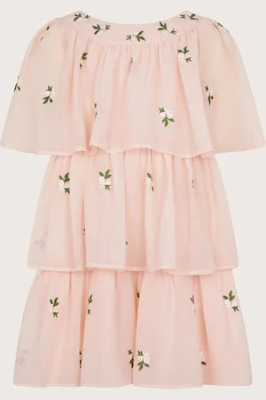 Monsoon Katinka Embroidered Tiered Dress110116cm