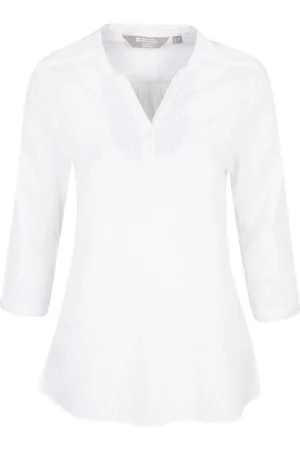 Mountain Warehouse Womens Relaxed Fit Petra 3/4 ærmetop48