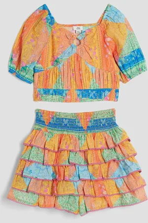 River Island Girls Bandana Rara Skort Set134140cm