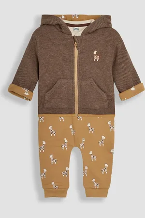 JoJo Maman Bébé Baby Giraffe Hooded Set 3 Piece3-6 mdr