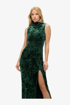 Superdry Velvet Maxi Dress36