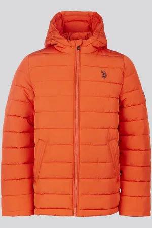 U.S. Polo Assn. U. S. Polo Assn. Boys Lightweight Quilt Hooded Puffer Jacket15 - 16 år (170 - 176cm)