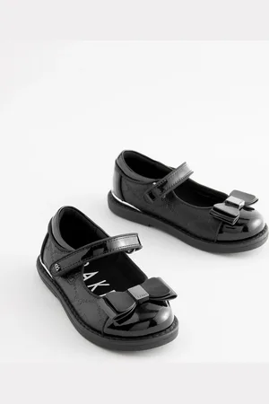 Ted Baker Girls Black Mary Jane Shoes with Bow