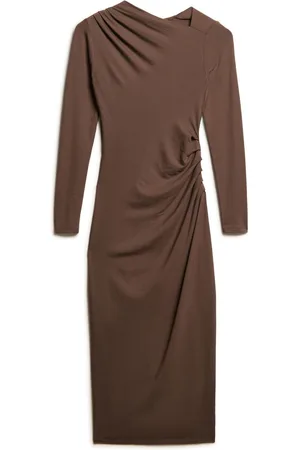Superdry Langærmet Ruched Midi Kjole40