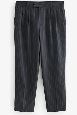 Next EDIT Wide Pinstripe Smart Trousers28B x 31L (UK 28 R)