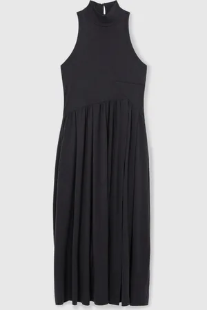 Reiss Blake Jersey Ærmeløs Midi Kjolemedium
