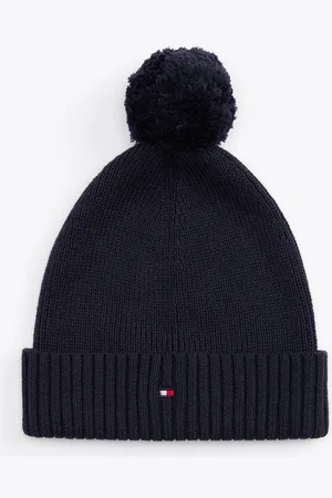 Tommy Hilfiger 100% økologisk bomuld Pom Pom StrikhueS-M