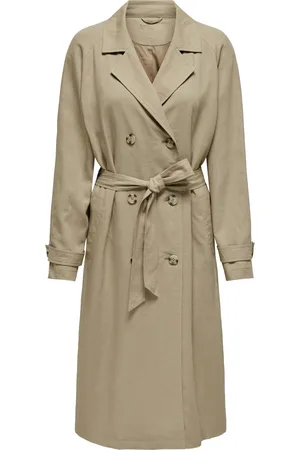 JDY Linen Blend Trench Coat44