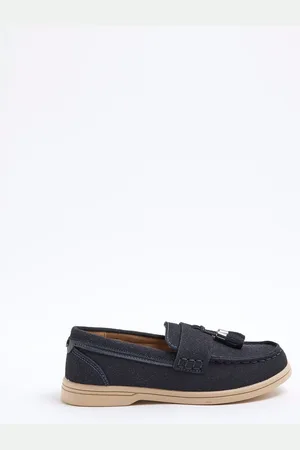 River Island Boys Suedette Tassel Loafersuk13eu32