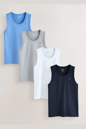 Next Normal pasform 100% Bomuldsveste 4 Pakke3X-Large