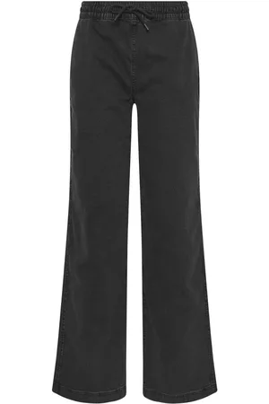 Long Tall Sally Pull On Brede bukseben 100% Bomuld Jeans12 L34