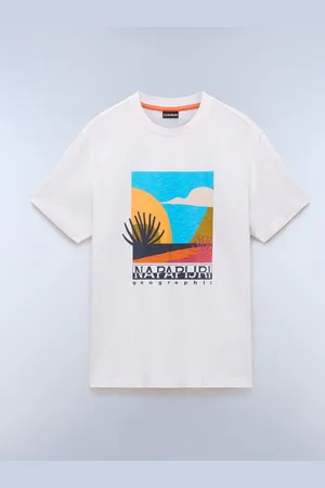 Napapijri Arbia Short Sleeve 100% Cotton White T-Shirt2X-Large