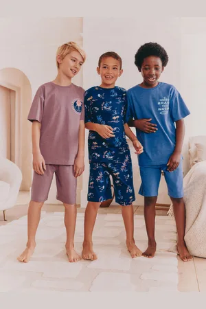 Next 100% Cotton Short Pyjamas 3 Pakke (3-16år)116122cm