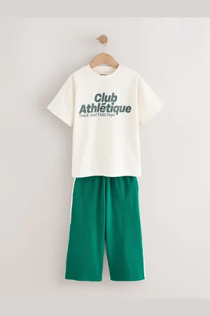 Next T-Shirt And Wide Leg Joggers Set (3-16yrs)5 år (110cm)
