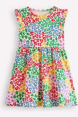 Boden 100% Bomuld Posie Frill Sleeve Kjole98104cm