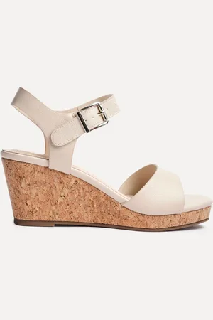 Linzi Sierra PU Cork Wedge Sandalseu38