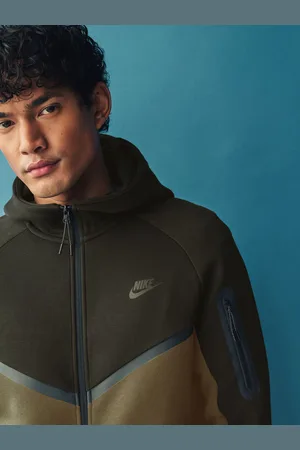 Nike Tech hættetrøje i fleece med lynlåsM