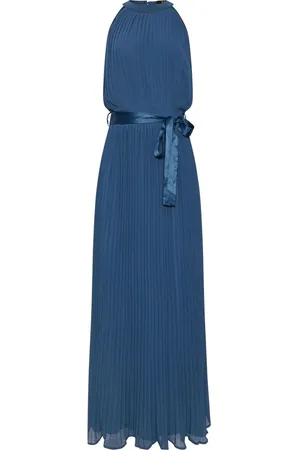 Long Tall Sally Halterneck Plisseret Maxikjole36 Høj