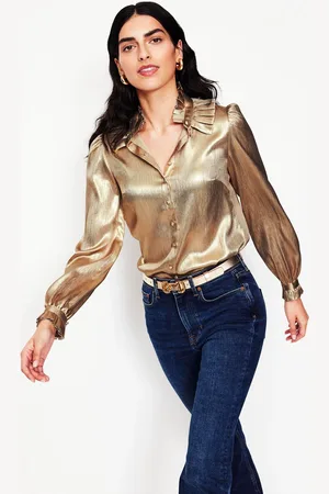 Boden Ruffle Collar Party Blouse38
