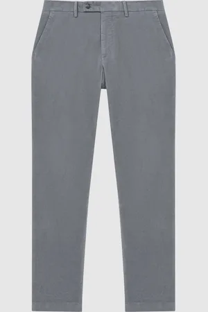 Reiss Strike Slim Fit Brushed Cotton Trousers34