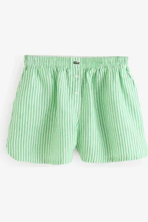 Lacoste Loose Linen Striped Boxer Shorts42