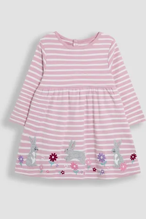 JoJo Maman Bébé Appliqué Kjole6 - 12 måneder (68 - 80cm)
