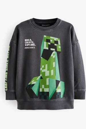 Next Minecraft Crew Neck 100% Cotton Sweatshirt (3-16yrs)5 år (110cm)