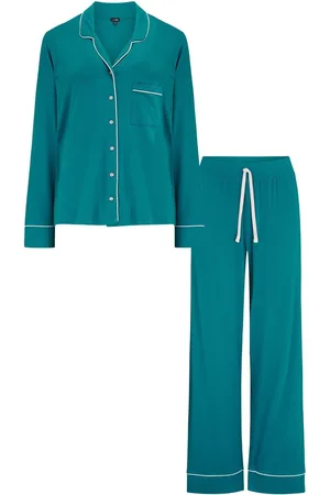 Pour Moi Bamboo Jersey Knapper Revere Krave Pyjamas Sæt44