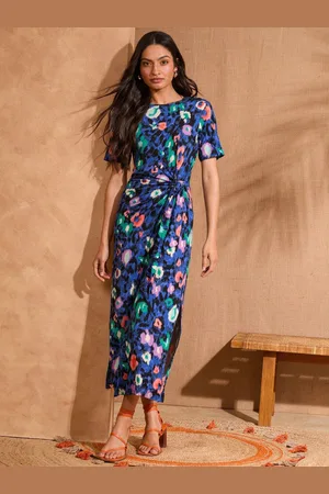 Love & Roses Jersey Midi Dress46