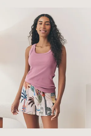 Next Cotton Rib Vest Short Set Pyjamas40