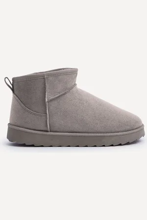 Linzi Mini Addy Kunstigt ruskind Faux Fur Lined Ankelstøvler