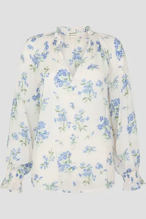 Monsoon Sarah Sheer Floral BlouseL