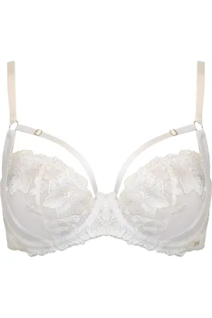 Pour Moi India Bold Floral Embroidery Non Pad Bra80DD