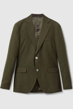 Oscar Jacobson Hør Dobbeltradet Blazer54