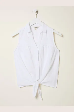 Fat Face FatFace Sam Front Tie Shirt34