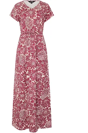 Long Tall Sally 100% Cotton Floral Tie Waist Dress36høj