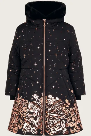 Monsoon Fiorella Foil Border Coat3 - 4 år (98 - 104cm)