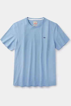Aubin Blue 100% Cotton T-Shirtxsmall
