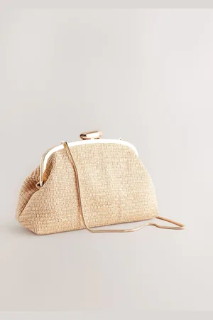 Next Raffia Snap Clutchen